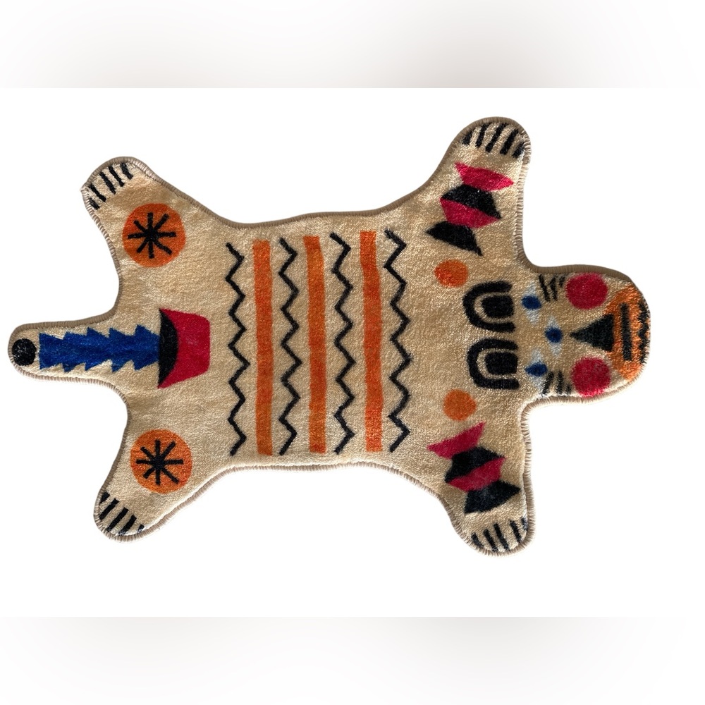 Accent animal floor mat rug